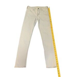 &Denim Skinny Ankle Regular Waist Jeans Women's 27 Blue Mid Rise Light Wash